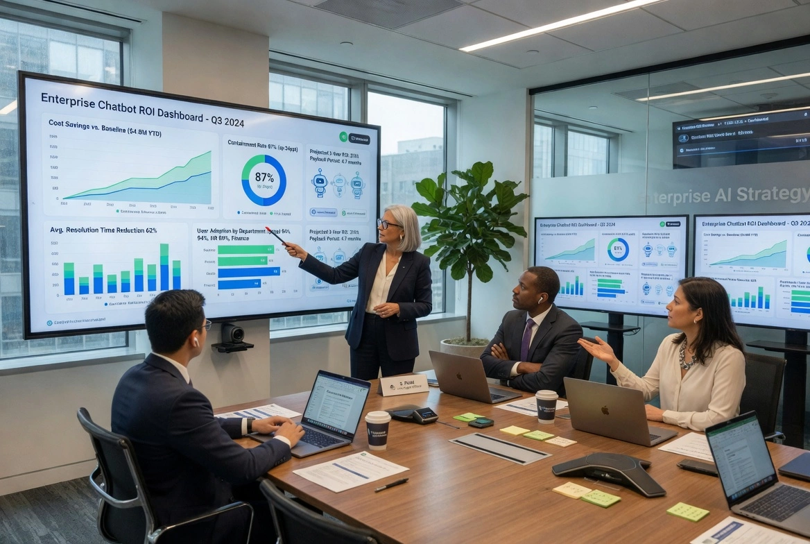 Enterprise Chatbot ROI: Beyond Implementation to Business Value